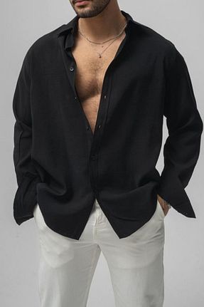پیراهن مشکی مردانه اورسایز COOL TARZ - کد 936200345