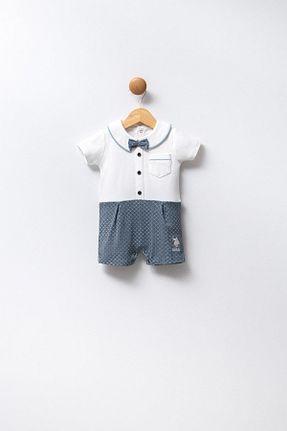 سرهمی سفید بچه گانه آستین کوتاه U.S. Polo Assn. - کد 936699001