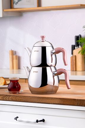 کتری صورتی استیل (فولاد) Emsan - کد 936219058