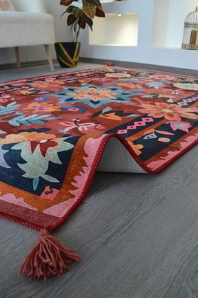 فرش رنگی قابل شستشو Rugs Modern Halı - کد 864604231