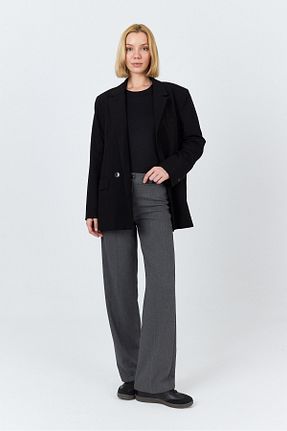 شلوار طوسی زنانه پارچه macharel jeans - کد 935493289