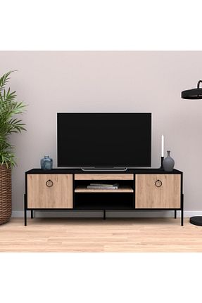 میز و پایه تلویزیون مشکی Suntalam Bimossa - کد 95588688