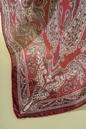 روسری رنگی پلی استر JAWEL - کد 936222619