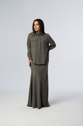 لباس طوسی زنانه بافتنی Elaris Exclusive - کد 936698658