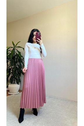 دامن حجاب رنگی زنانه رگولار STEALLE MODA GİYİM - کد 936225478