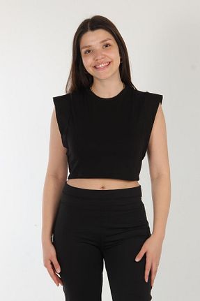 تیشرت مشکی زنانه Relaxed Mckanzie - کد 931489372
