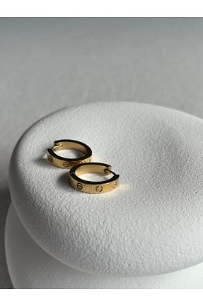 گوشواره جواهر رنگی روکش طلا PERİDA - کد 936264109