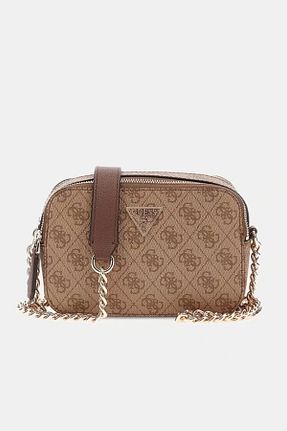 کیف دوشی قهوه ای زنانه پلی اورتان Guess - کد 767227376
