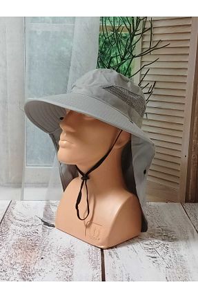 کلاه طوسی زنانه پلی استر Aydmr Aksesuar - کد 936280157