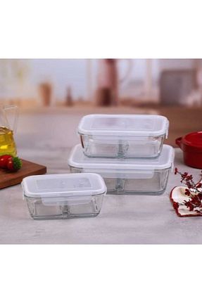 ظرف نگهداری نارنجی شیشه LAV - کد 898652007