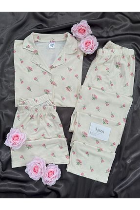 ست لباس راحتی نباتی زنانه ساده Lena Homewears - کد 936381444