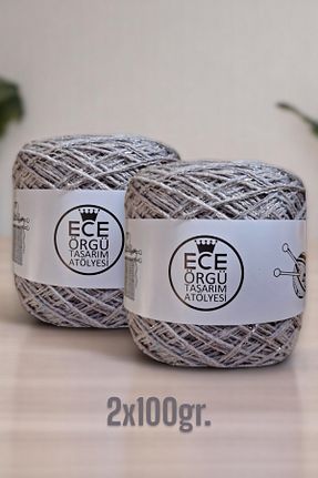 نخ بافندگی طوسی Ece Örgü Tasarım Atölyesi - کد 936394638