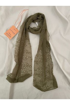 دستمال گردن خاکی پلی استر Nurcanilirboutique - کد 936381105