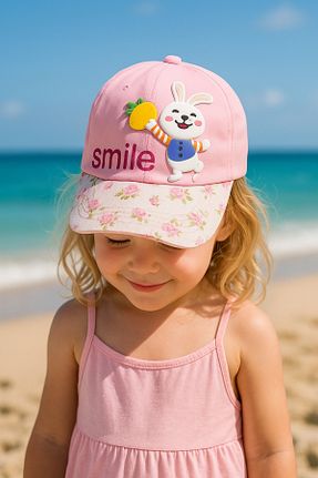 کلاه صورتی بچه گانه پنبه ای LAGRANZE - کد 936735943