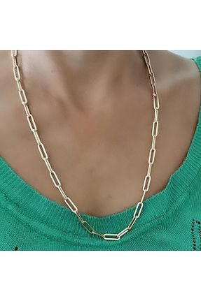 گردنبند استیل ( فولاد ) زرد زنانه استیل (فولاد) Tasarım - کد 935363962