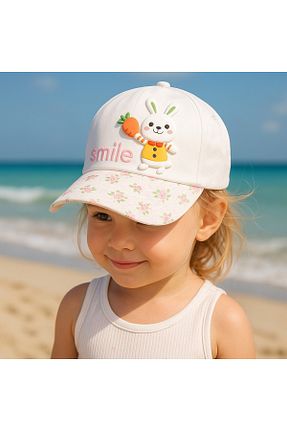 کلاه سفید بچه گانه پنبه ای LAGRANZE - کد 936735972