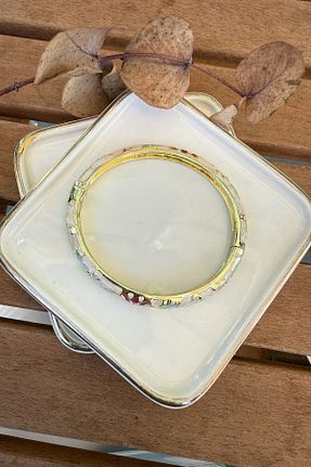 دستبند استیل (فولاد) طلائی زنانه استیل (فولاد) AURA ATELIER - کد 936434494