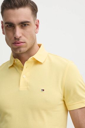 پولوشرت زرد مردانه رگولار Tommy Hilfiger Sport - کد 936438521