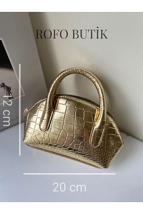 کیف دوشی زرد زنانه چرم مصنوعی RBH - کد 932391598