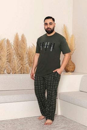 ست لباس راحتی سبز مردانه ساده Nisanca - کد 936445885