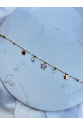 خلخال جواهر زرد زنانه Orvix Accessories - کد 936467449