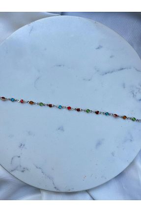 خلخال جواهر رنگی زنانه Orvix Accessories - کد 936474687