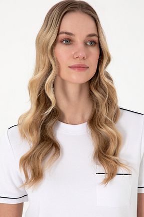 تیشرت سفید زنانه رگولار U.S. Polo Assn. - کد 936483632