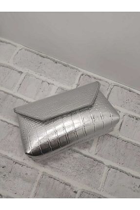 کیف دوشی طوسی زنانه چرم مصنوعی YBAG - کد 936486045