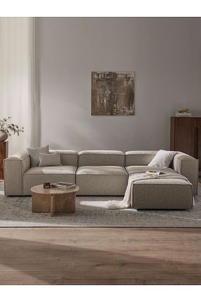 ست مبل بژ 3+1 DREAM GARDEN - کد 814688005