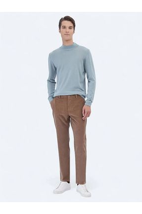 شلوار قهوه ای مردانه بافتنی Kip - کد 859989480
