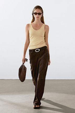 بلوز زرد زنانه ساده Massimo Dutti - کد 936501694