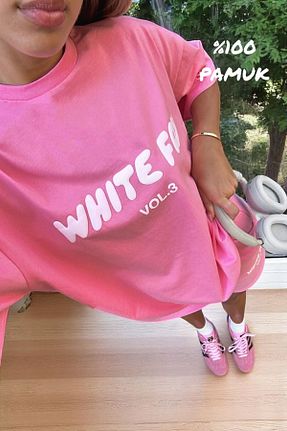 تیشرت صورتی زنانه رگولار The Champ Clothing - کد 935776882