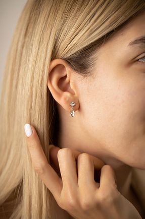 گوشواره نقره زنانه 925 عیار Ninova Silver - کد 936512892