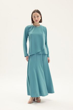 ست بالاتنه و پائین تنه رنگی زنانه تریکو NİQOZZA TRİKO - کد 936512421