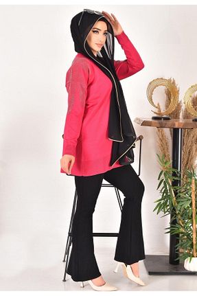 تونیک حجاب صورتی زنانه ویسکون Toy triko - کد 936873836