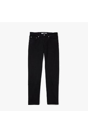 شلوار جین مشکی مردانه پاچه تنگ Lacoste - کد 889936158