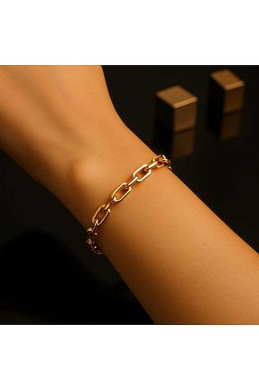 دستبند استیل (فولاد) زرد زنانه استیل ضد زنگ shop - کد 931080865