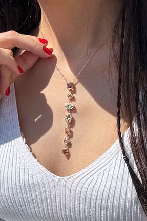 گردنبند استیل ( فولاد ) زرد زنانه استیل (فولاد) Kairon Accessories - کد 936547883