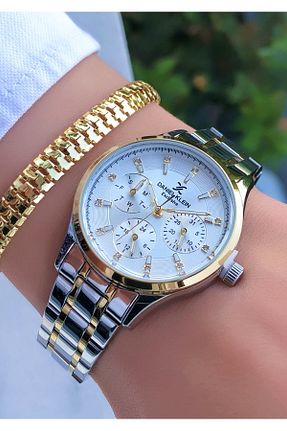 ساعت مچی طلائی زنانه 36-40 میلی متر Daniel Klein - کد 330479098