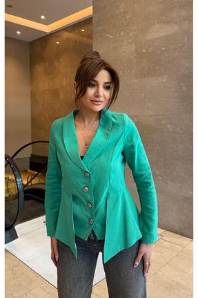 کت سبز زنانه رگولار Daves - کد 936554762