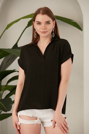 بلوز مشکی زنانه ساده HOFY - کد 935463858