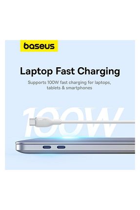 کابل شارژر سفید Baseus - کد 830645687