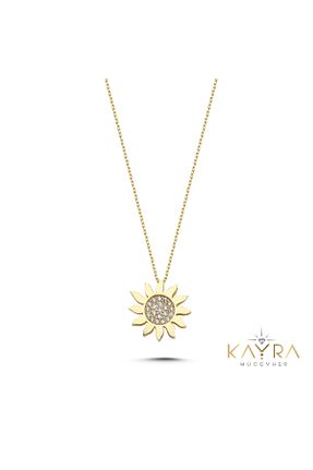 گردنبند طلا طلائی زنانه 14 عیار Kayra Mücevher - کد 938113838