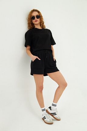 تیشرت مشکی زنانه رگولار The Champ Clothing - کد 923289611