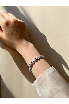 دستبند استیل (فولاد) آبی زنانه استیل ضد زنگ Lilac Jewelry - کد 936652995