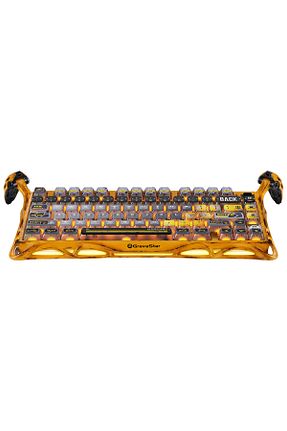 کیبورد گیمر زرد Gravastar - کد 904689017