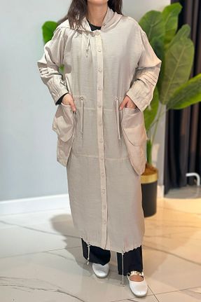 کت حجاب بژ زنانه رگولار Ceremony - کد 936683653