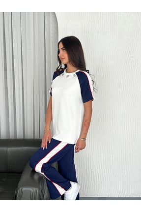 ست کرمکن اسپرت سرمه ای زنانه مخلوط پلی استر sportiness - کد 936912683