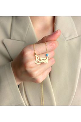 گردنبند نقره زرد زنانه 925 عیار Şimal Silver - کد 936289981
