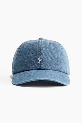 کلاه آبی زنانه پنبه ای H&M - کد 936725426